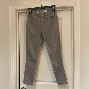 Seven7 Women's High rise Skinny Jeans in Gray